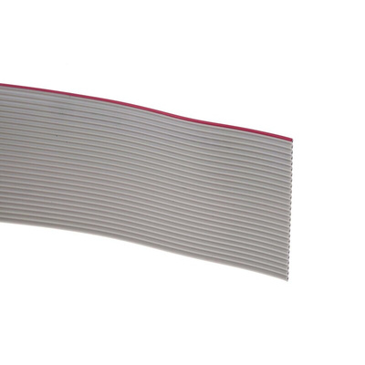 RS PRO Flat Ribbon Cable, 26-Way, 1.27mm Pitch, 5m Length