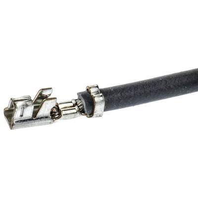 JST Female SXA to Unterminated Crimped Wire, 300mm, 0.34mm², Black