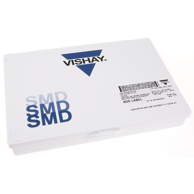 Vishay, D25/CRCW1206 Thick Film, SMT 122 Resistor Kit, with 6100 pieces, 10 Ω to 1 MΩ