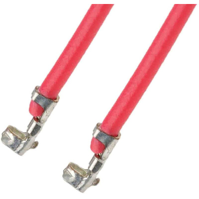 Molex Female PicoBlade to Female PicoBlade Crimped Wire, 450mm, 0.14mm², Red