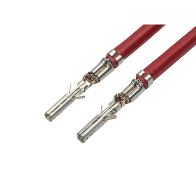 Molex Female Micro-Fit 3.0 to Female Micro-Fit 3.0 Crimped Wire, 75mm, 0.75mm², Red