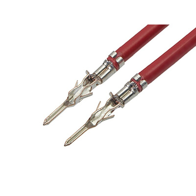 Molex Male Micro-Fit 3.0 to Male Micro-Fit 3.0 Crimped Wire, 450mm, 0.75mm², Red