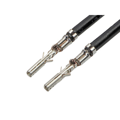 Molex Female Micro-Fit 3.0 to Female Micro-Fit 3.0 Crimped Wire, 450mm, 0.75mm², Black