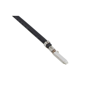 Molex Male CLIK-Mate to Male CLIK-Mate Crimped Wire, 150mm, 0.25mm², Black