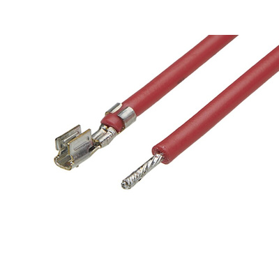 Molex Pre-Crimped Lead, 75mm, 22AWG