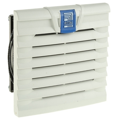 Rittal Filter Fan116.5 x 116.5mm Face Dimensions, 15 m³/h, 18 m³/h, AC Operation, 230 V ac, IP54