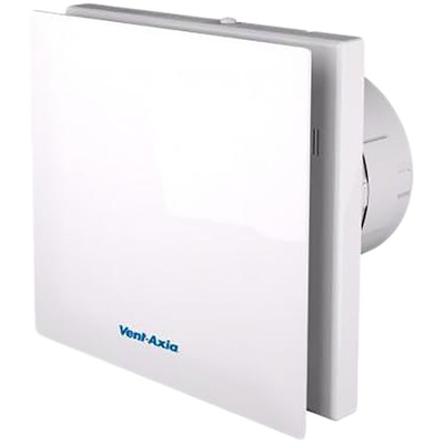 Vent-Axia VASF100 B VASF100 Rectangular Wall Mounted, Window Mounted Extractor Fan, Ventilation, 26dB(A)