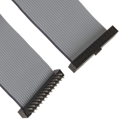 Samtec TCMD Series Flat Ribbon Cable, 2x15-Way, 2mm Pitch, 200mm Length, Tiger Eye IDC to Tiger Eye IDC