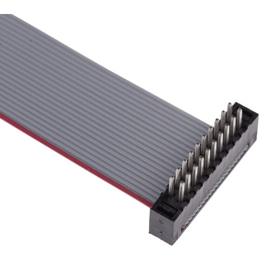 Samtec FFMD Series Ribbon Cable, 1.27mm Pitch, 101.6mm Length, Tiger Eye IDC to Tiger Eye IDC