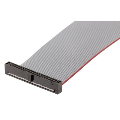 Samtec FFMD Series Ribbon Cable, 1.27mm Pitch, 101.6mm Length, Tiger Eye IDC to Tiger Eye IDC