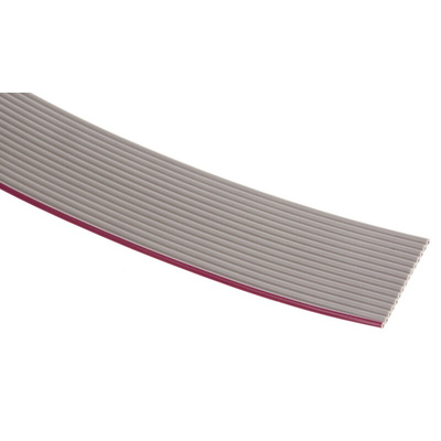 RS PRO Flat Ribbon Cable, 15-Way, 1.27mm Pitch, 30m Length