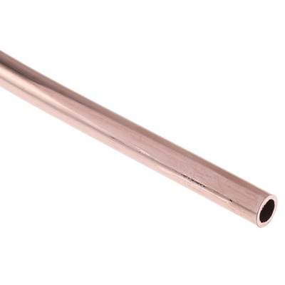 RS PRO 10m Long 112 bar Copper Tubing, -50 to +200°C