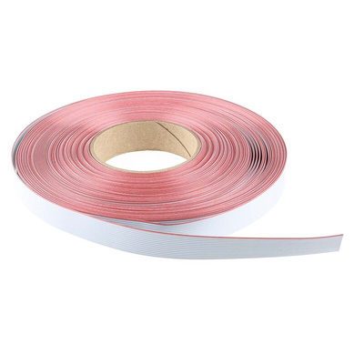 3M 3365 Series Flat Ribbon Cable, 16-Way, 1.27mm Pitch, 30m Length