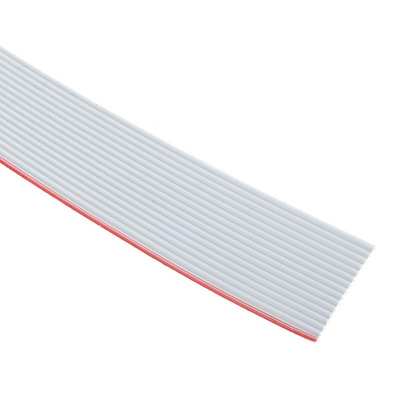 3M 3365 Series Flat Ribbon Cable, 16-Way, 1.27mm Pitch, 30m Length