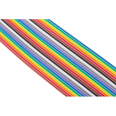 3M 3302 Series Flat Ribbon Cable, 26-Way, 1.27mm Pitch, 30m Length