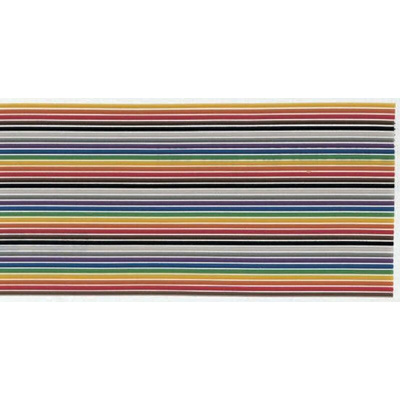 3M 3302 Series Flat Ribbon Cable, 25-Way, 1.27mm Pitch, 30m Length