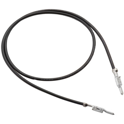 Wurth Elektronik Female WR-MPC4 to Male WR-MPC4 Crimped Wire, 150mm, 0.205 mm², 24AWG, Black