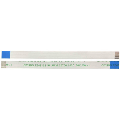 RS PRO FFC Ribbon Cable, 12-Way, 0.5mm Pitch, 100mm Length