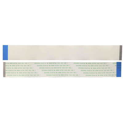 RS PRO FFC Ribbon Cable, 50-Way, 0.5mm Pitch, 200mm Length