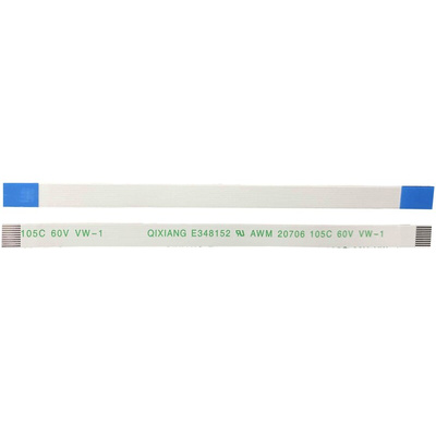 RS PRO FFC Ribbon Cable, 10-Way, 0.5mm Pitch, 100mm Length