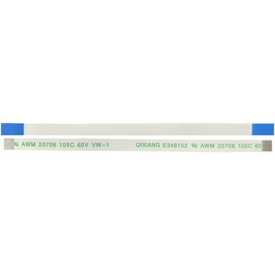 RS PRO FFC Ribbon Cable, 8-Way, 0.5mm Pitch, 200mm Length