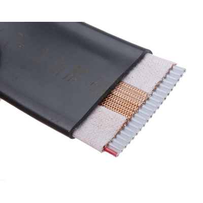 3M 3517 Series Flat Ribbon Cable, 20-Way, 1.27mm Pitch, 5m Length