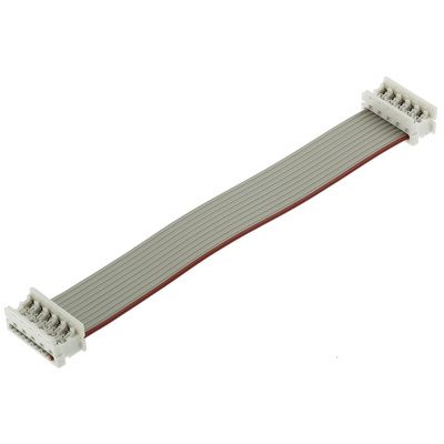 Molex Picoflex Series Flat Ribbon Cable, 10-Way, 1.27mm Pitch, 100mm Length, Picoflex IDC to Picoflex IDC