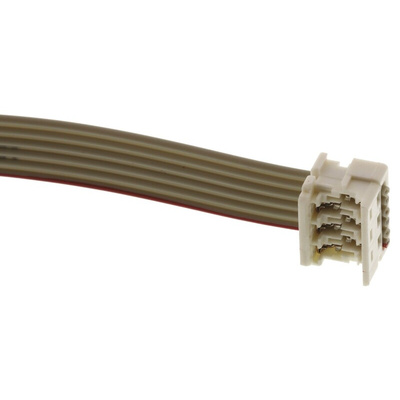 Molex Picoflex Series Flat Ribbon Cable, 6-Way, 1.27mm Pitch, 200mm Length, Picoflex IDC to Picoflex IDC