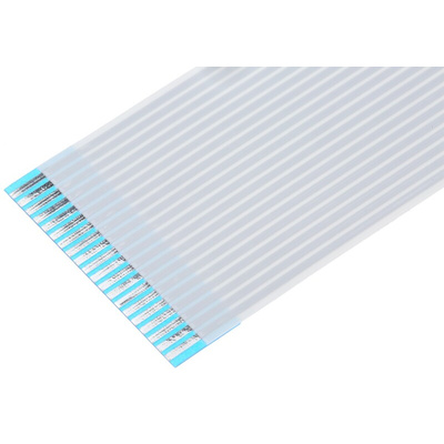 Molex Premo-Flex Series FFC Ribbon Cable, 20-Way, 1.25mm Pitch, 152mm Length