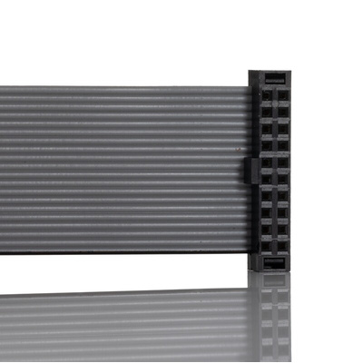 Samtec TCSD Series Flat IDC Socket Cable Assembly, 2x10-Way, 2mm Pitch, 100mm Length, Tiger Eye IDC to Tiger Eye IDC