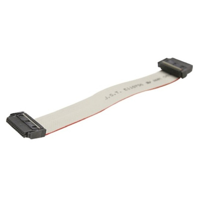 ERNI Flat Ribbon Cable, 68-Way, 1.27mm Pitch, 300mm Length, AU IDC to IDC