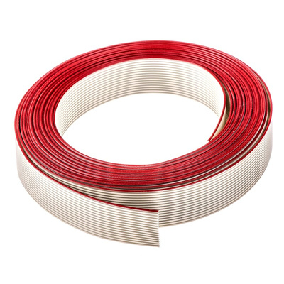 Harting Flat Ribbon Cable, 16-Way, 1.27mm Pitch, 5m Length