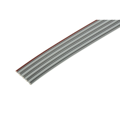 3M 8124 Series Flat Ribbon Cable, 5-Way, 2.54mm Pitch, 181m Length