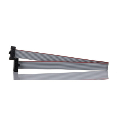 Samtec FFSD Series Flat Ribbon Cable, 10-Way, 1.27mm Pitch, 150mm Length, Tiger Eye IDC to Tiger Eye IDC