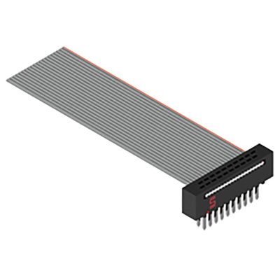 Samtec FFMD Series Flat Ribbon Cable, 1.27mm Pitch, 304.8mm Length, Tiger Eye IDC to Tiger Eye IDC