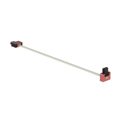 ERNI 2 Series Ribbon Cable Assembly, 100mm Length, SFX IDC to AFU IDC