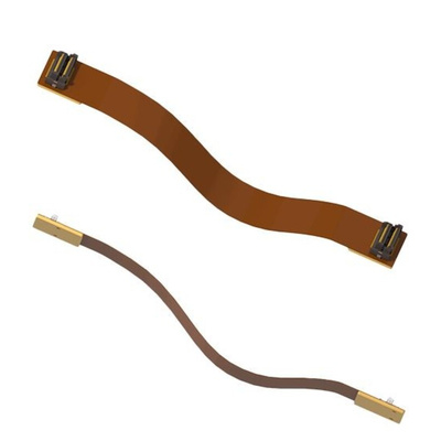 Amphenol Communications Solutions 10170897 Series Flat Ribbon Cable, 100mm Length, FPC to FPC