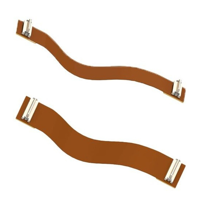 Amphenol Communications Solutions 10170897 Series Flat Ribbon Cable, 200mm Length, FPC to FPC
