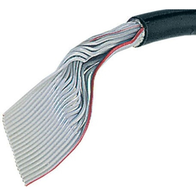 HARTING Round Ribbon Cable, 60-Way, 1.27mm Pitch, 30m Length