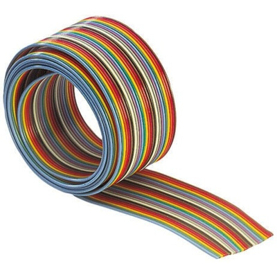 HARTING Flat Ribbon Cable, 10-Way, 1.27mm Pitch, 30m Length