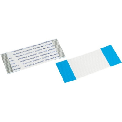 Wurth Elektronik WR-FFC Series FFC Ribbon Cable, 6-Way, 1mm Pitch, 200mm Length