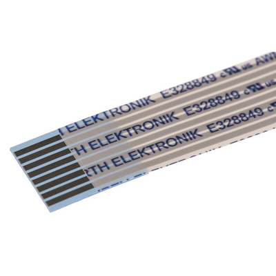 Wurth Elektronik WR-FFC Series FFC Ribbon Cable, 8-Way, 1mm Pitch, 50mm Length