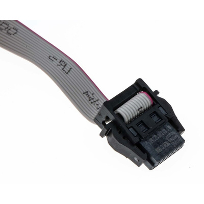HARTING Har-Flex Series Flat Ribbon Cable, 12-Way, 0.635mm Pitch, 200mm Length, Har-Flex IDC to Har-Flex IDC