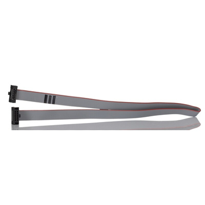 Samtec FFSD Series Flat Ribbon Cable, 10-Way, 1.27mm Pitch, 250mm Length, Tiger Eye IDC to Tiger Eye IDC