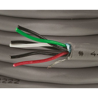 Alpha Wire 3 Pair Screened Multipair Industrial Cable 0.23 mm²(CE) Grey 30m