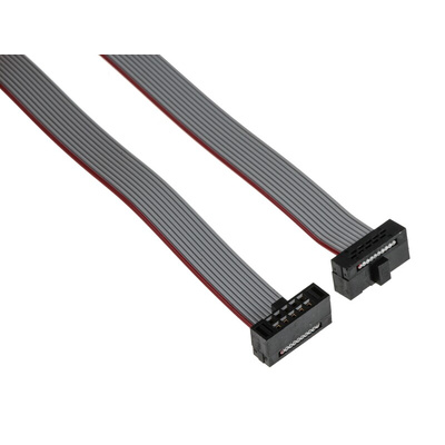 Samtec FFSD Series Flat Ribbon Cable, 10-Way, 1.27mm Pitch, 304.8mm Length, Tiger Eye IDC to Tiger Eye IDC
