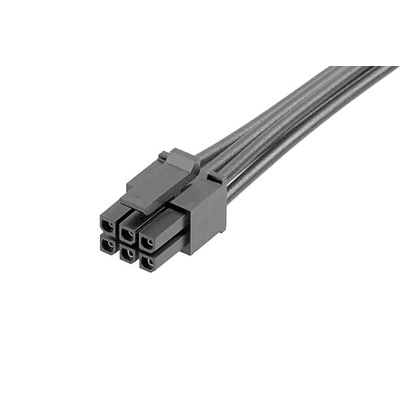 Molex 6 Way Female Micro-Fit 3.0 to 6 Way Female Micro-Fit 3.0 Wire to Board Cable, 300mm