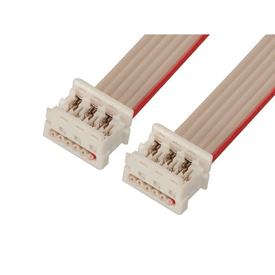 Molex Picoflex Series Flat Ribbon Cable, 1.27mm Pitch, 500mm Length, Picoflex IDC to Picoflex IDC