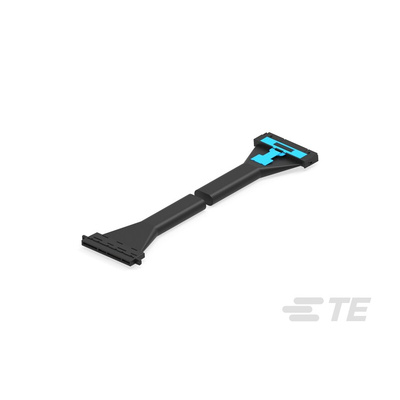 TE Connectivity SLIVER 2.0 Series Flat Ribbon Cable Assembly, 168-Way, 500mm Length