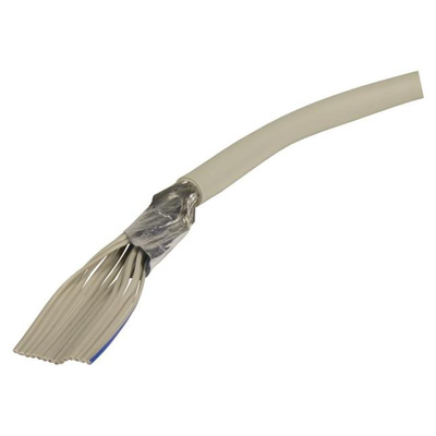 HARTING Round Ribbon Cable, 40-Way, 1.27mm Pitch, 30m Length